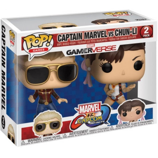 Funko Captain Marvel Vs Chun-Li