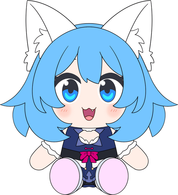 Wolfychu Plush (9in)