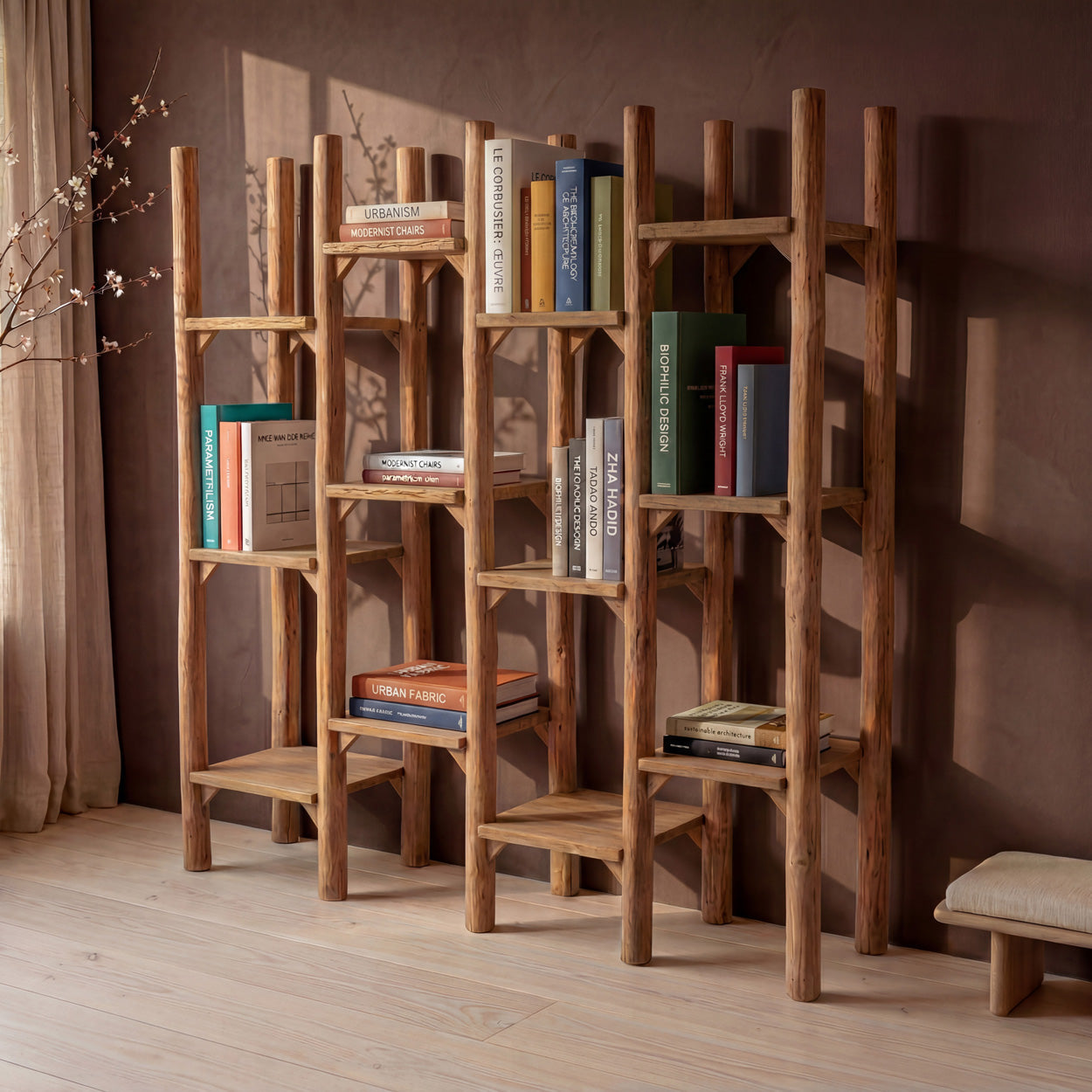 Étagère Fabulook multi-niveaux – Naturel