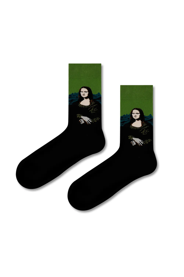 Mona Lisa Artistic Socks