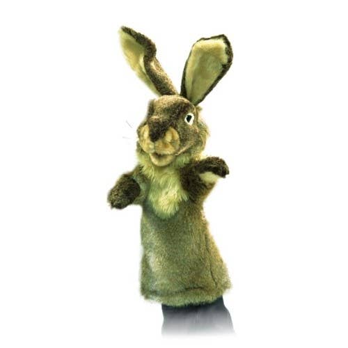 Marionnette à main Bunny for the Puppet Stage 2800/ Rabbit Stage Puppet Folkmanis réaliste