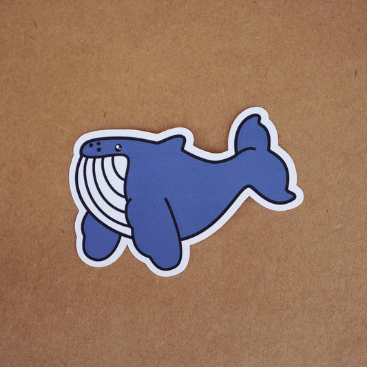 Humpback whale sticker