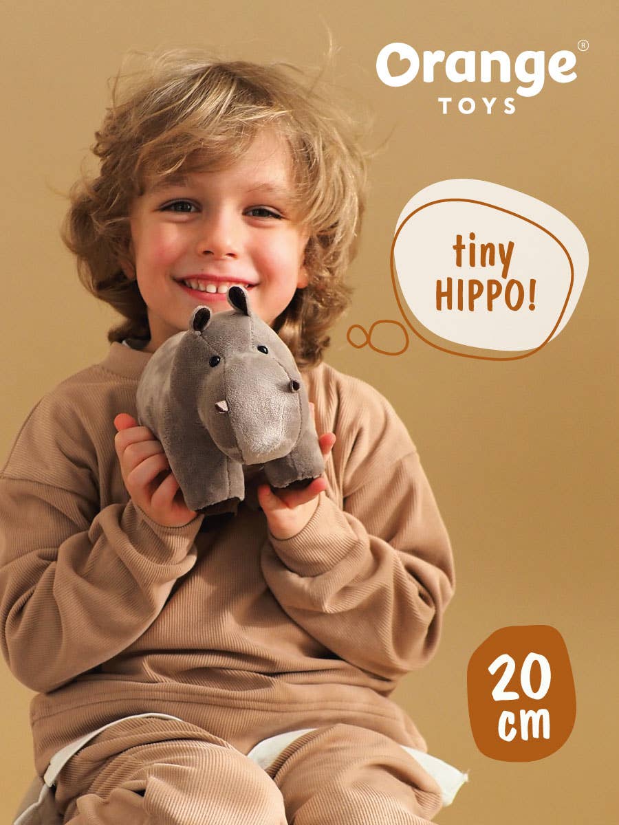 Hippopotame en peluche - 20 cm