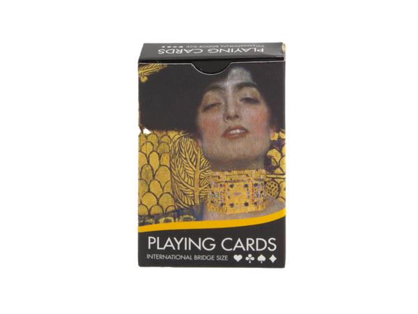 Deck of 56 Bridge playing cards featuring Gustav Klimt's painting, Judith