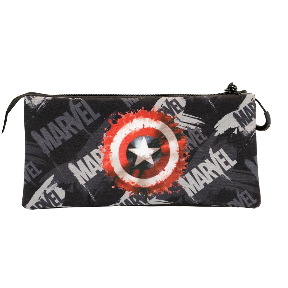 Trousse Triple FAN Marvel Captain America « Scratches »