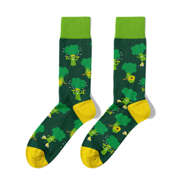 Dancing Broccoli Socks