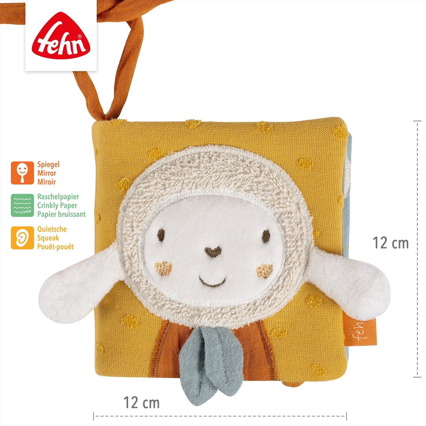 Fabric book sheep