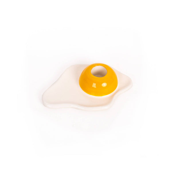 Fried Egg Candle Holder