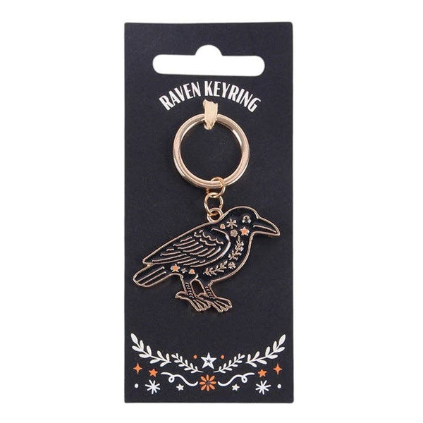 Porte-clés corbeau folklorique