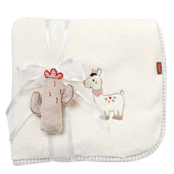 Llama throw blanket