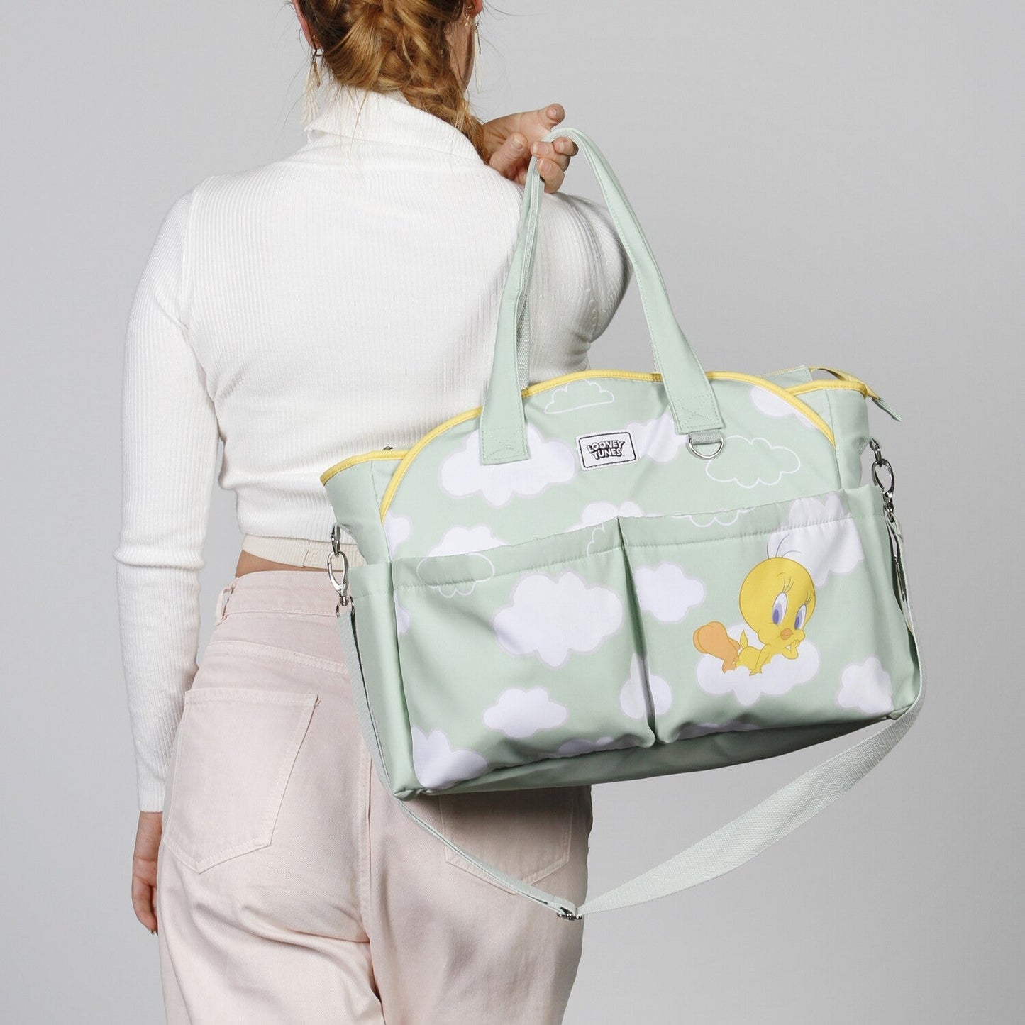 Sac Poussette Bébé Mommy Looney Tunes « Tweety (Titi) Clouds »