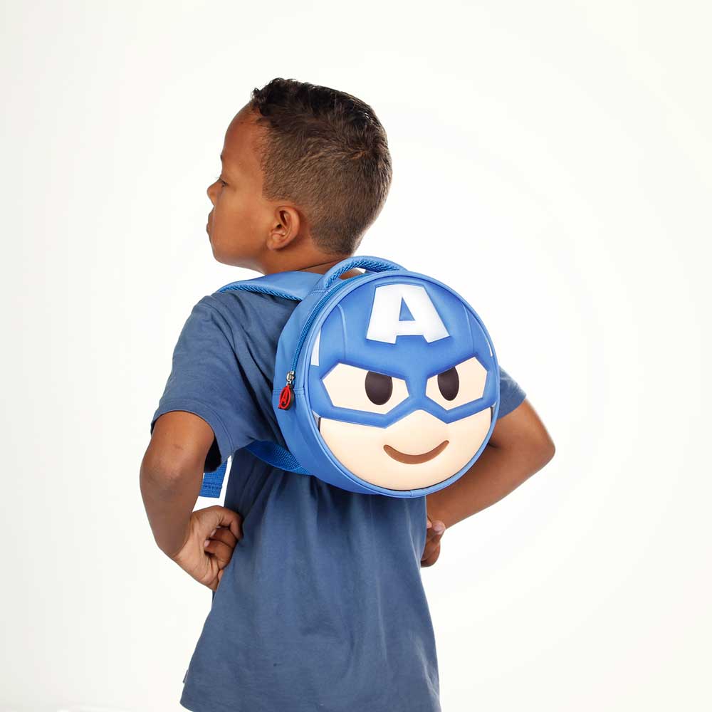Sac à Dos Emoji Marvel Captain America « Send »