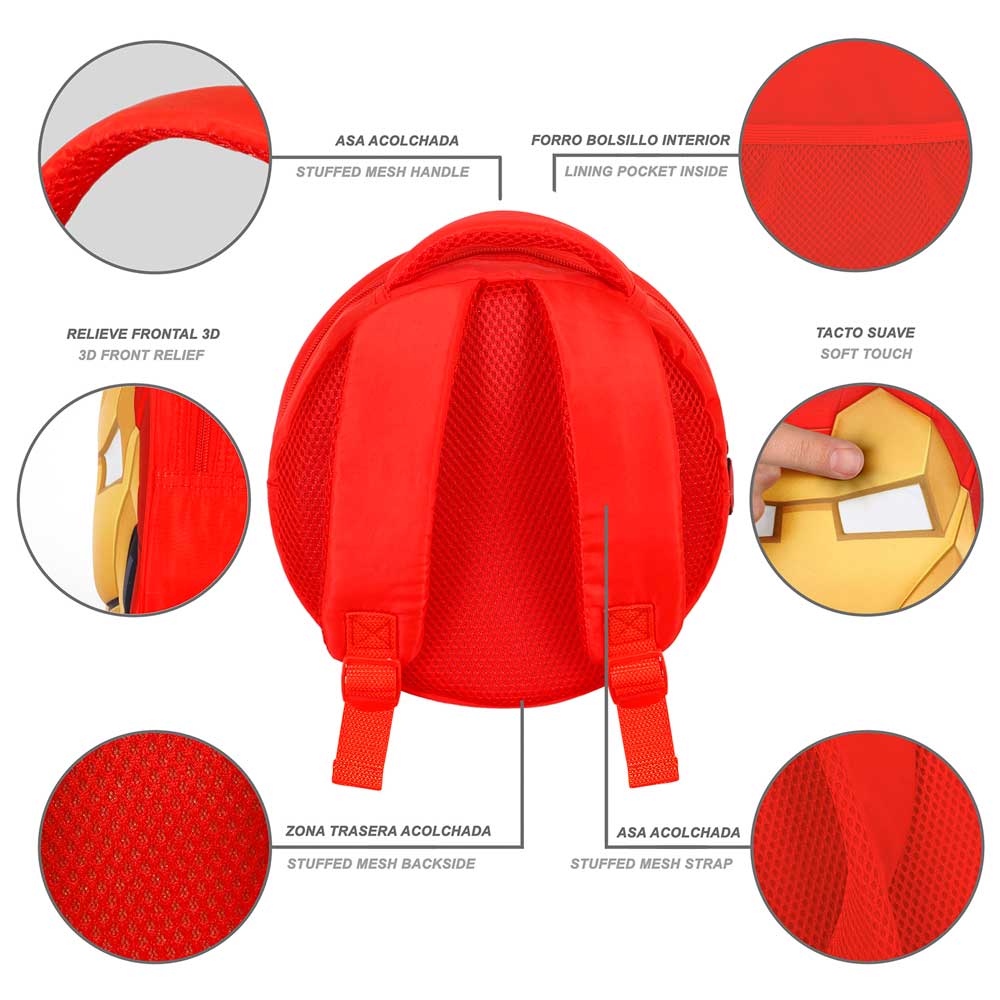 Sac à Dos Emoji Marvel « Iron Man Send »