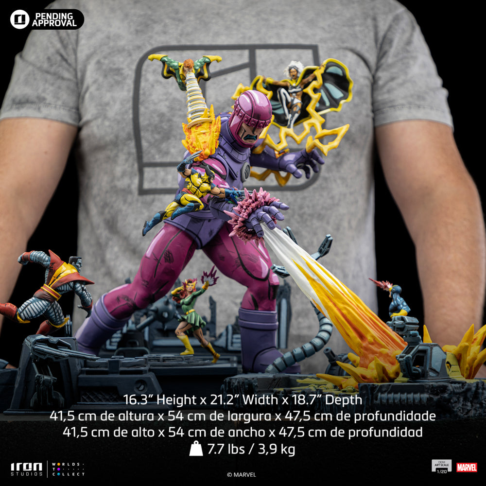 X-Men Danger Room Diorama A (Comics Color Variant) Statue - Demi Art Scale 1/20 - Iron Studios