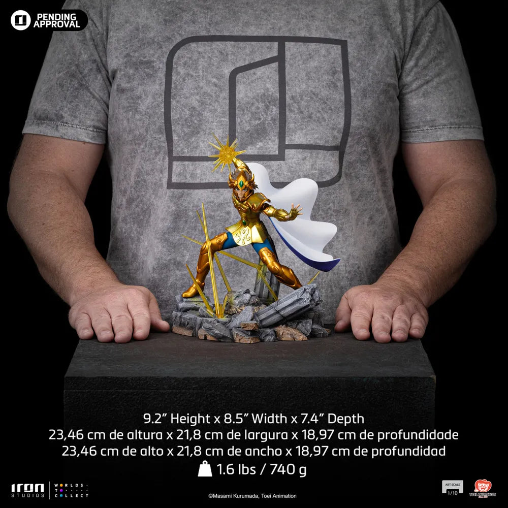 Leo Aiolia Statue - Saint Seiya - Art Scale 1/10 - Iron Studios