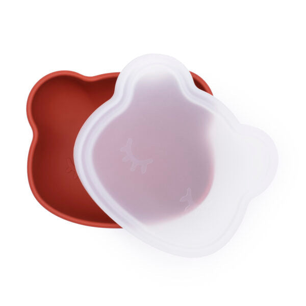 Silicone bowl bear rust