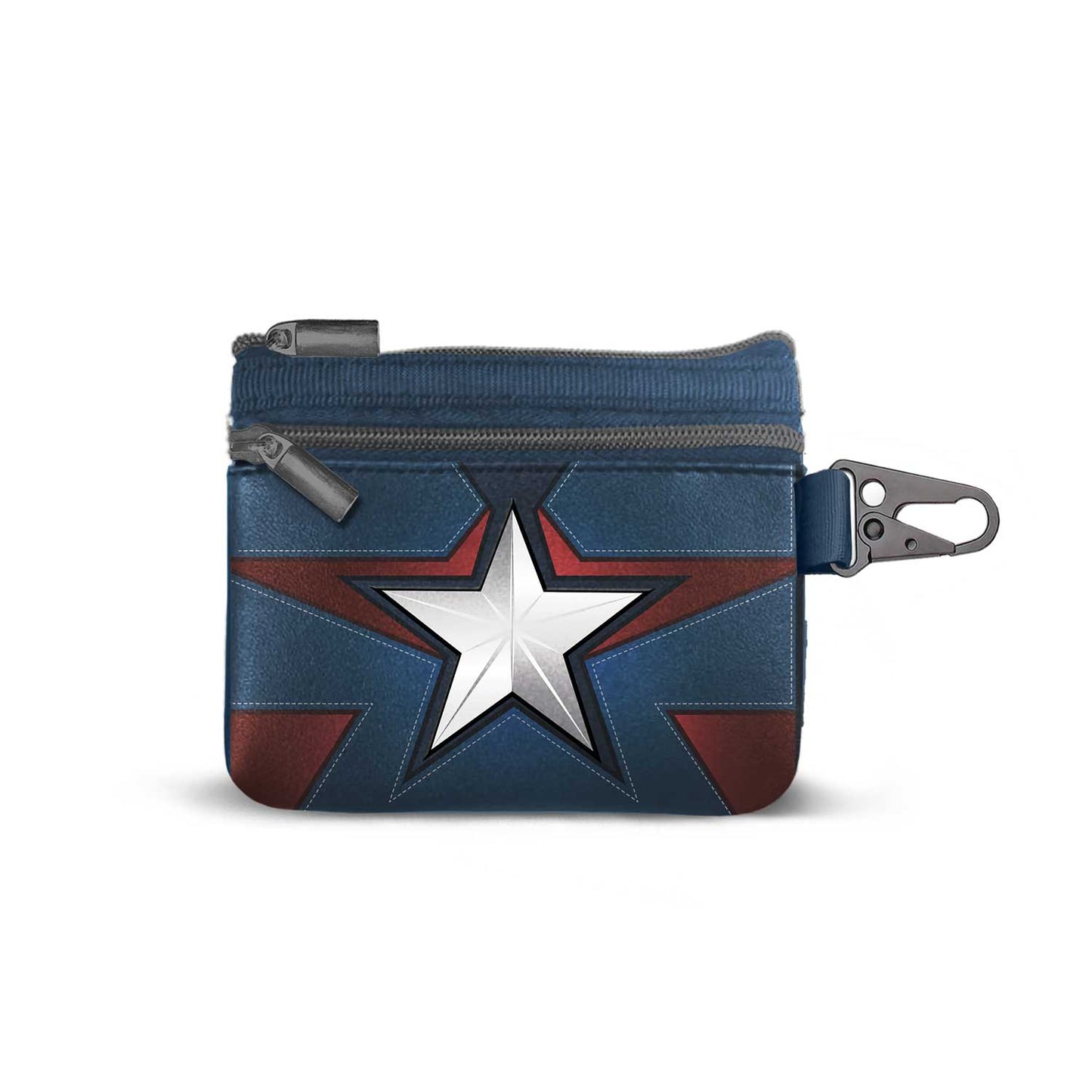 Porte-Monnaie Slim PU Marvel Captain America « Star »