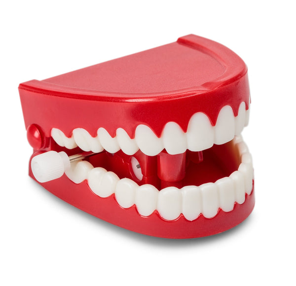 TEETH THAT CLICK LIKE A CLOCK