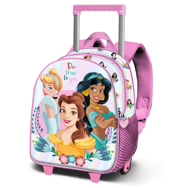 Sac à Dos 3D à Roulettes Petit Disney Princesses « Floral »