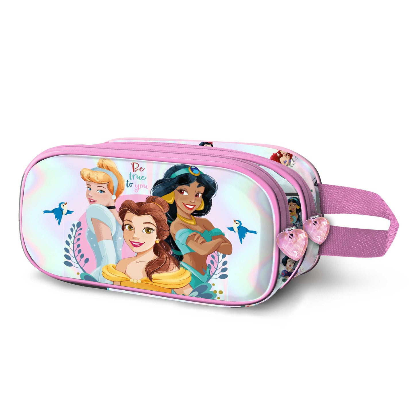 Trousse 3D Double Disney Princesses « Floral »