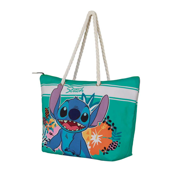 Sac de Plage Soleil Disney Lilo & Stitch « Tropic » – Bleu