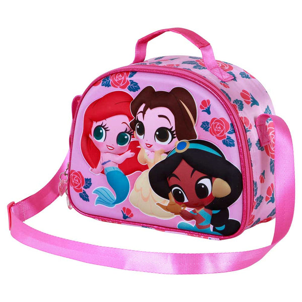 Sac Repas 3D Disney Princesses « Flowers »