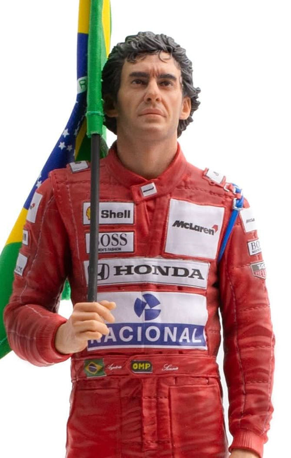 Ayrton Senna Deluxe Statue - 1991 Brazilian GP - Art Scale 1/10