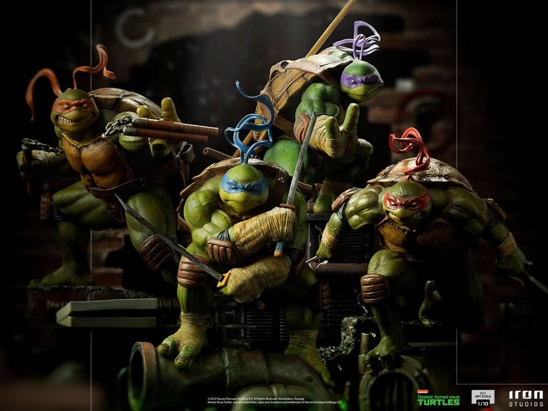 Michelangelo Statue - Teenage Mutant Ninja Turtles - BDS Art Scale 1/10 - Iron Studios