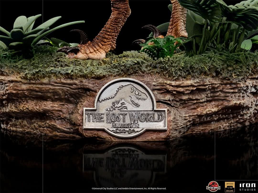 Velociraptor Deluxe Statue - The Lost World: Jurassic Park - Art Scale 1/10 - Iron Studios