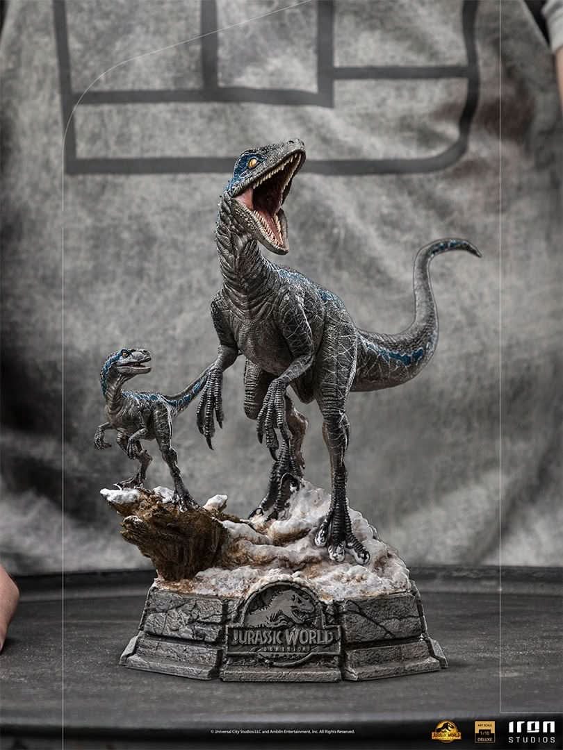 Statue Blue and Beta Deluxe - Jurassic World: Dominion - Art Scale 1/10