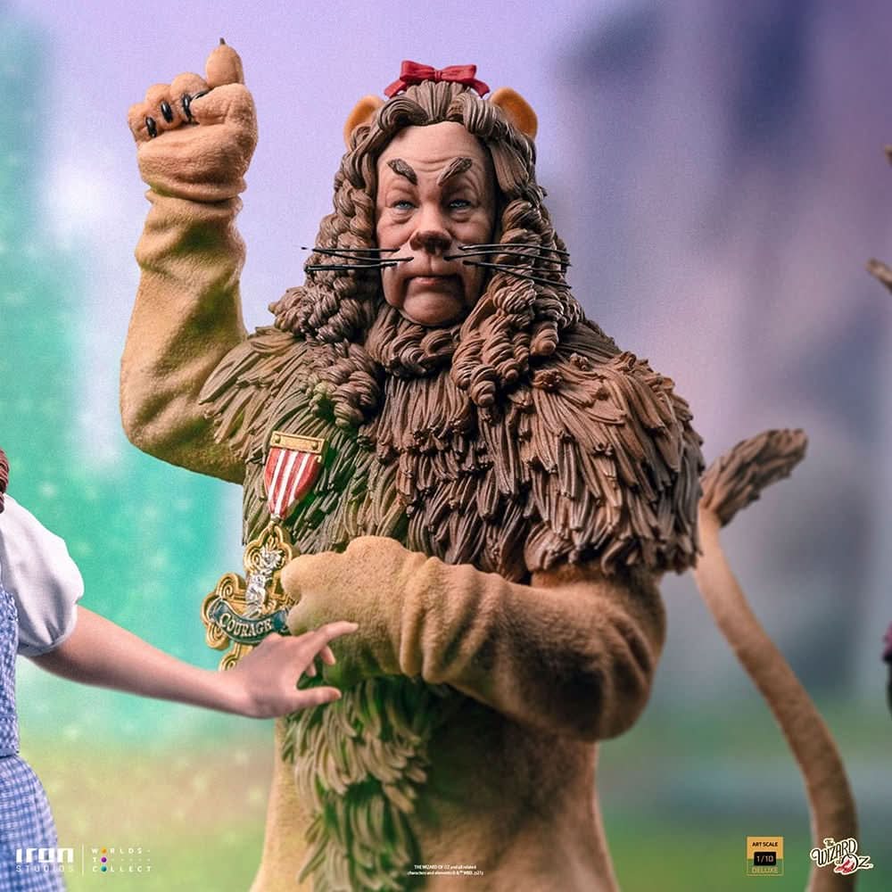 Cowardly Lion Deluxe Statue - The Wizard of Oz - Art Scale 1/10 - Iron Studios