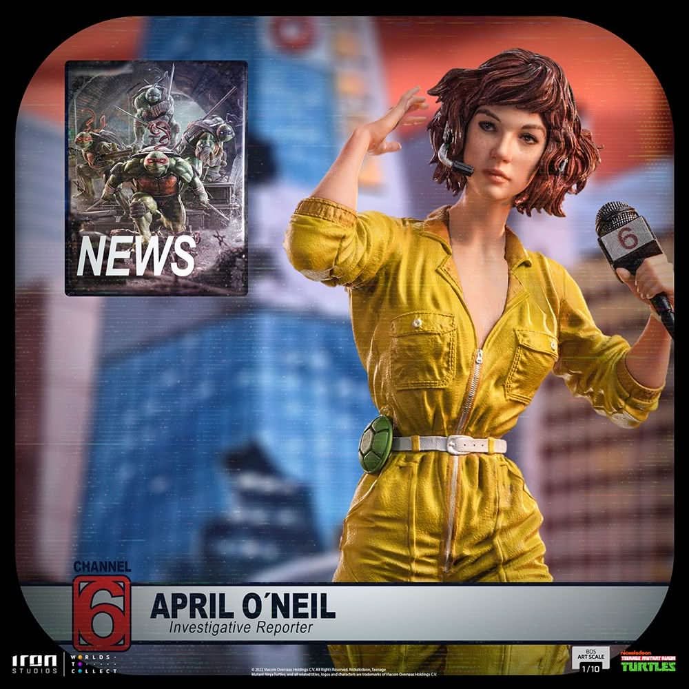 Statue April O'Neil - Teenage Mutant Ninja Turtles - BDS Art Scale 1/10