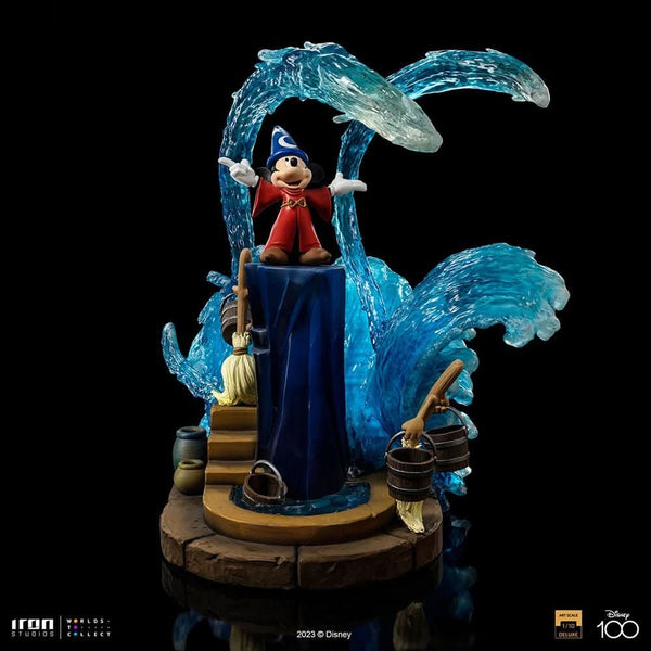 Mickey Deluxe Statue - Disney 100th - Fantasia - Art Scale 1/10 - Disney Classics