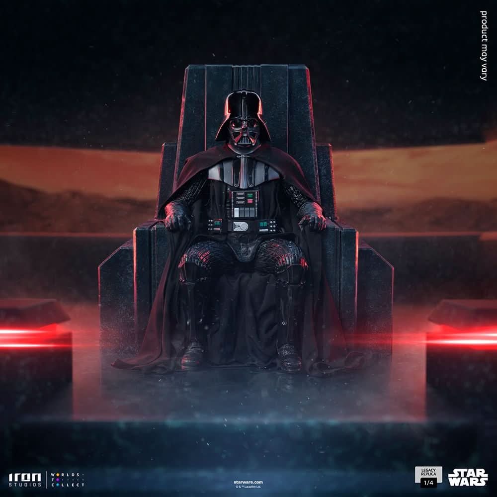 Darth Vader on Throne Statue - Star Wars: Obi-Wan Kenobi Series - Legacy Replica 1/4 - Iron Studios