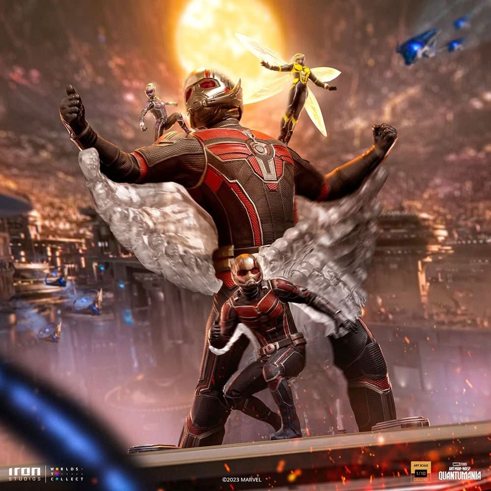 Ant-Man and The Wasp Deluxe Statue - Ant-Man and The Wasp: Quantumania - Art Scale 1/10 - Iron Studios