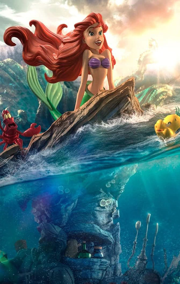 Statue Little Mermaid Deluxe - Disney 100th - The Little Mermaid - Art Scale 1/10