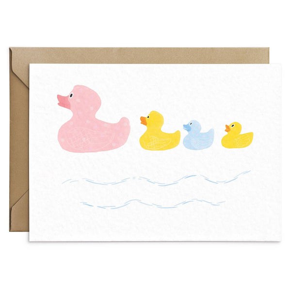 Duck Family Greeting Card
