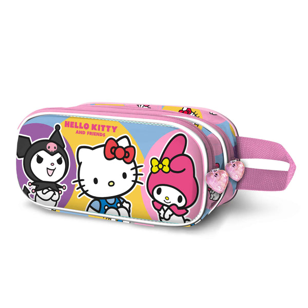 Trousse 3D Double Hello Kitty « Happy »