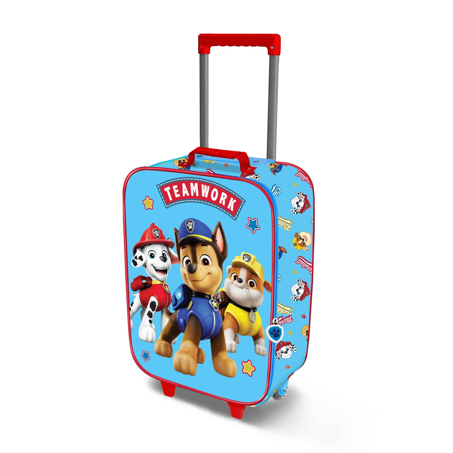 Valise à Roulettes Soft 3D La Pat’ Patrouille « Ready »