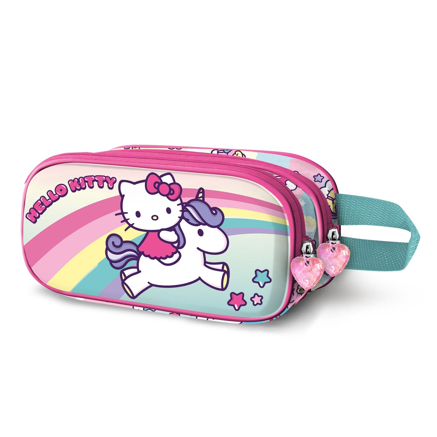 Trousse 3D Double Hello Kitty « Unicorn »