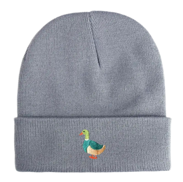 Bonnet Canard Colvert Brodé
