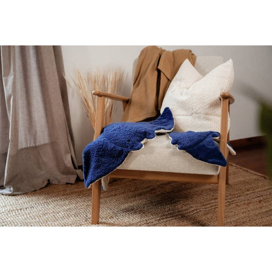 Large Manta Ray Plush | Blue