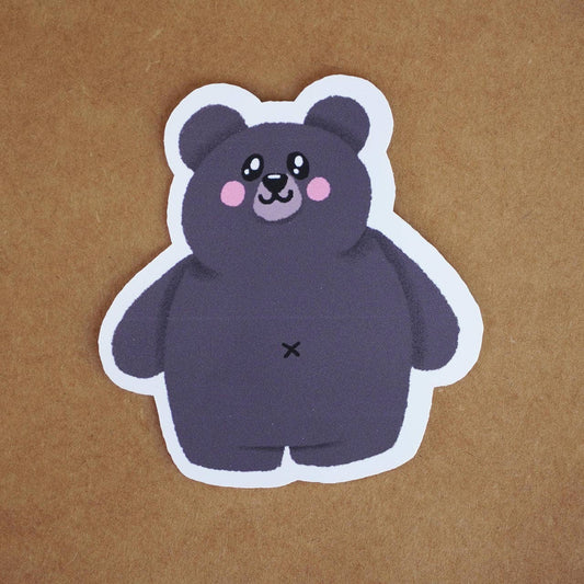 Black bear sticker