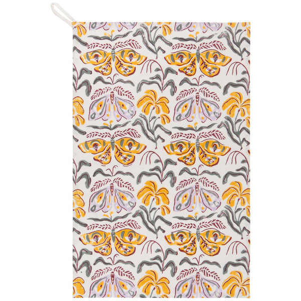 Nocturna Block Print Dish Towel
