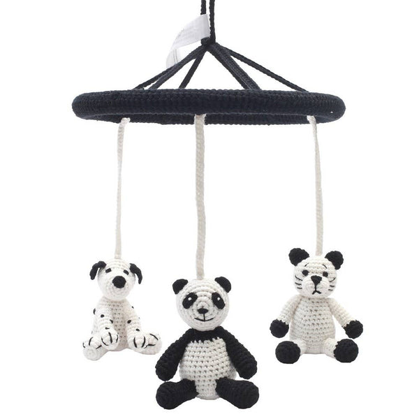 Mobile avec chat, panda et chien