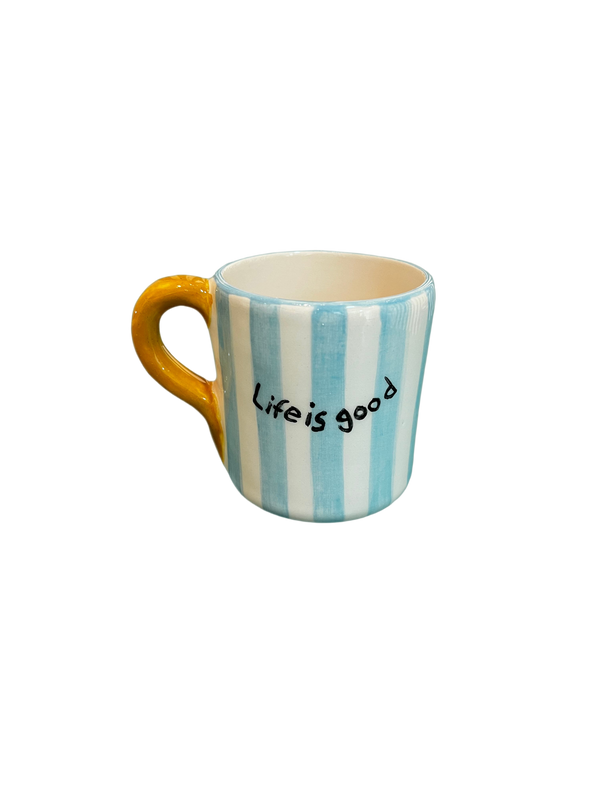 “Life is Good” espresso cup