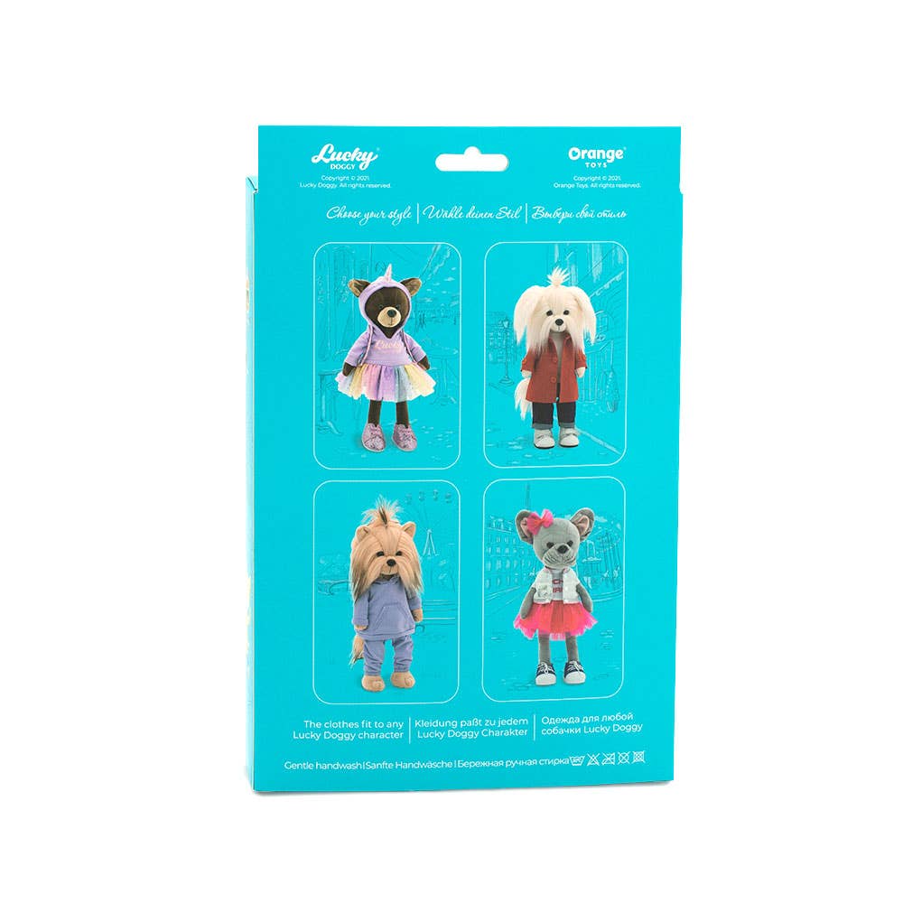 Plush clothing set: urban style