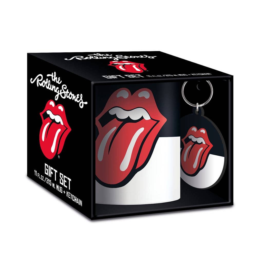 Ensemble Tasse et Porte-clés Rolling Stones
