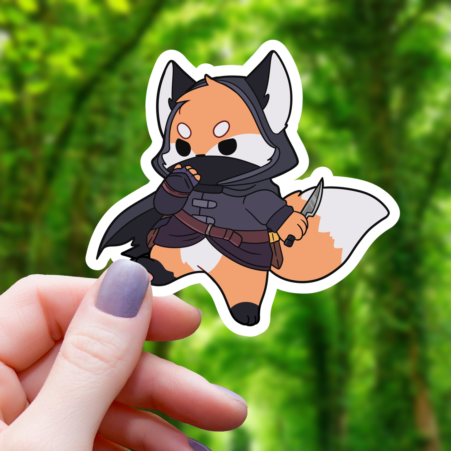 Rogue Fox TTRPG Sticker