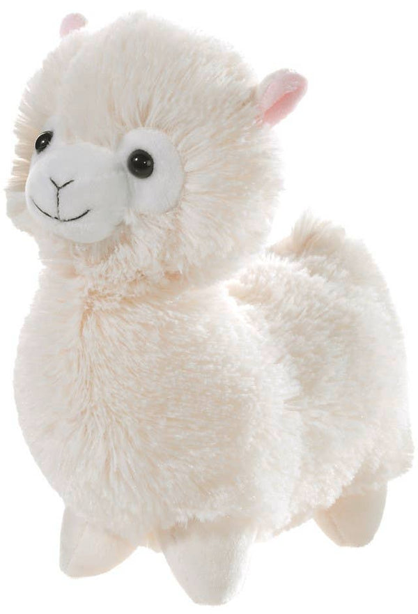 Peluche Lama crème debout - 18 cm — Heunec